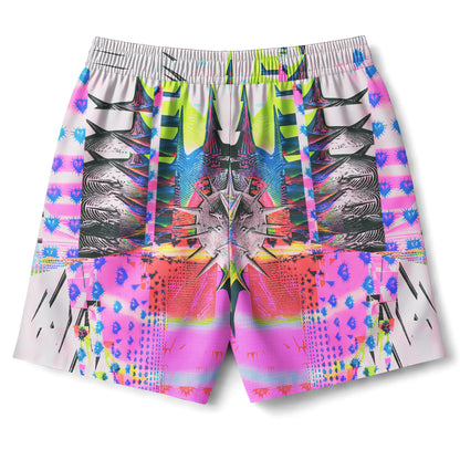 Abstract Glitch Art Shirts & Shorts Set