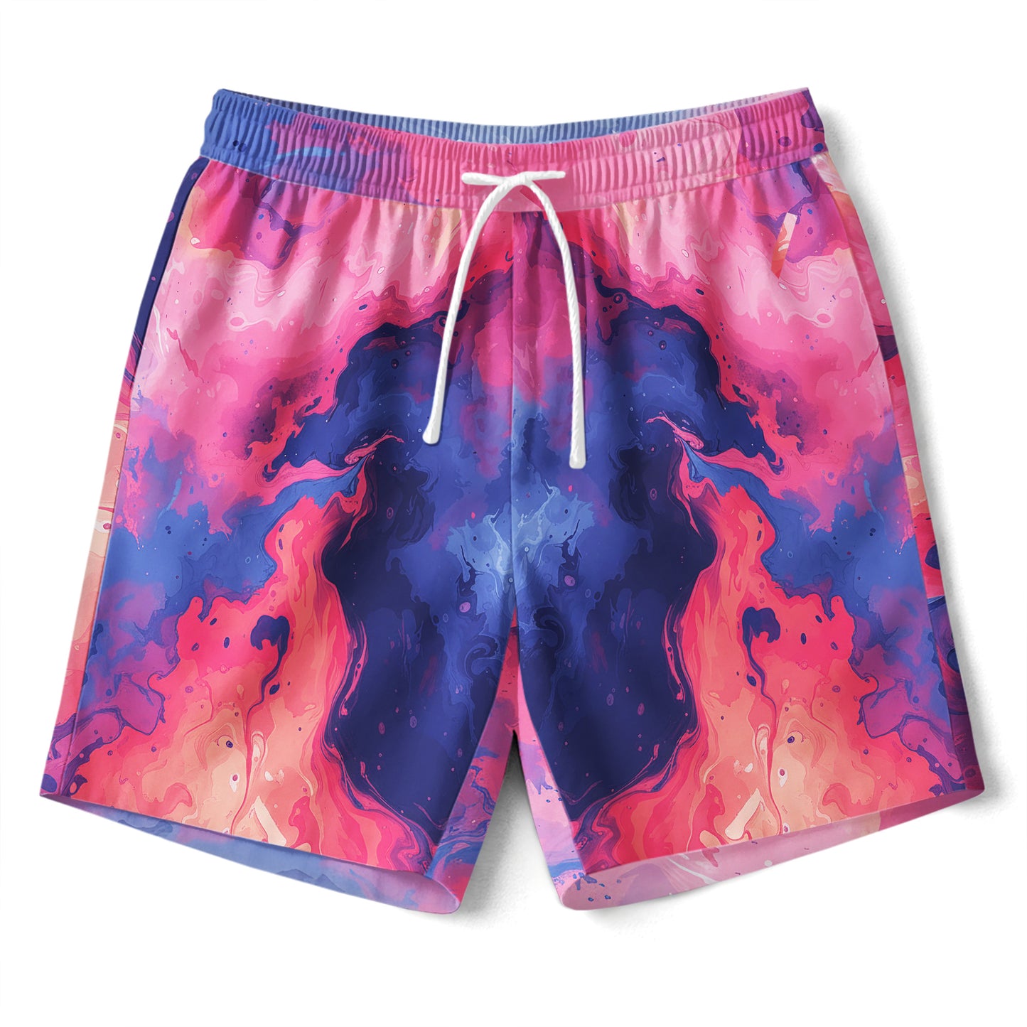 Abstract Marble Summer Shirts & Shorts Set