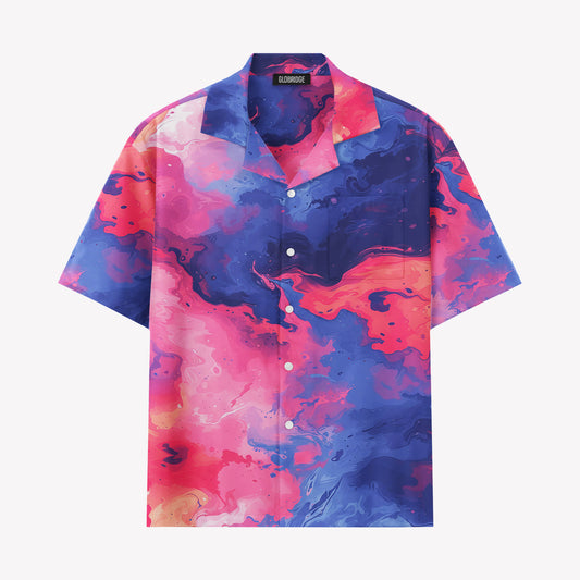 Abstract Marble Summer Shirts & Shorts Set