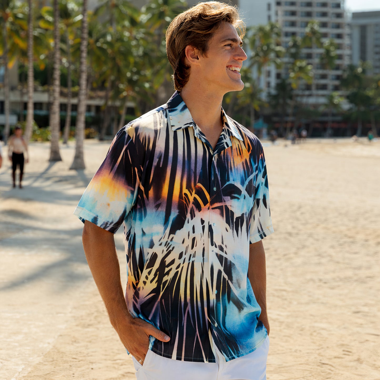 Abstract Palm Hawaiian Shirt