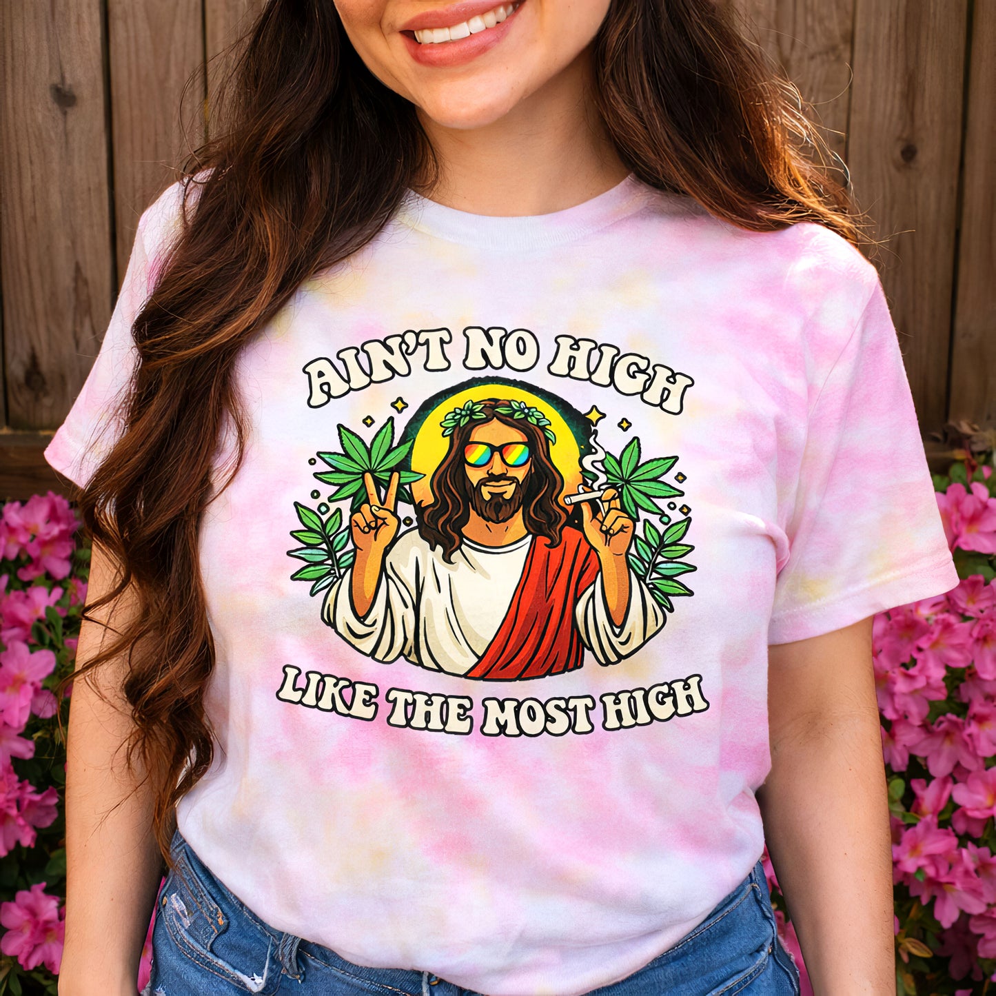 Ain’t No High Tie-Dye Graphic T-Shirt
