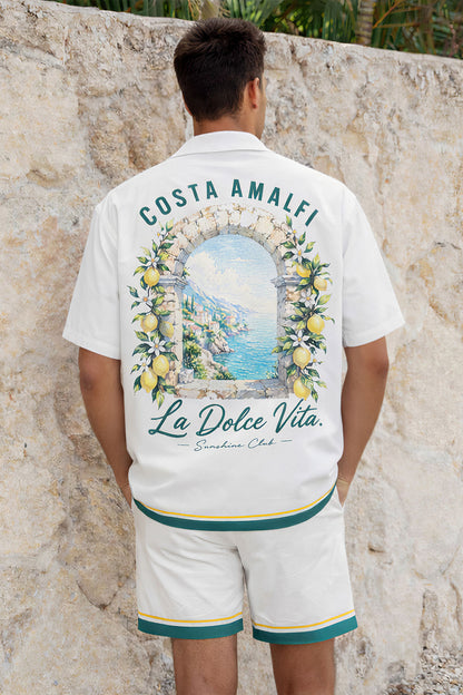 Amalfi Coast Shirt & Shorts Set