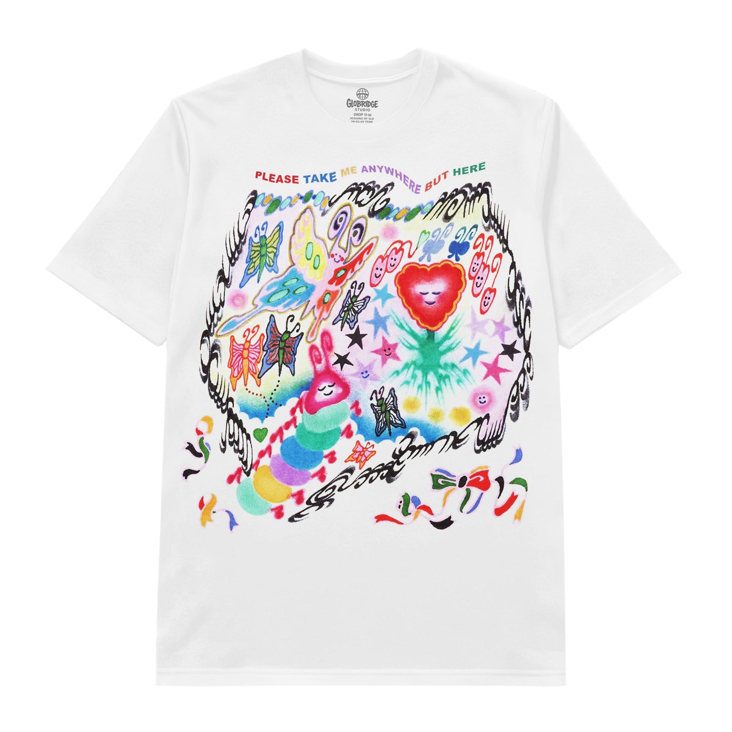 Anywhere But Here Doodle Tee