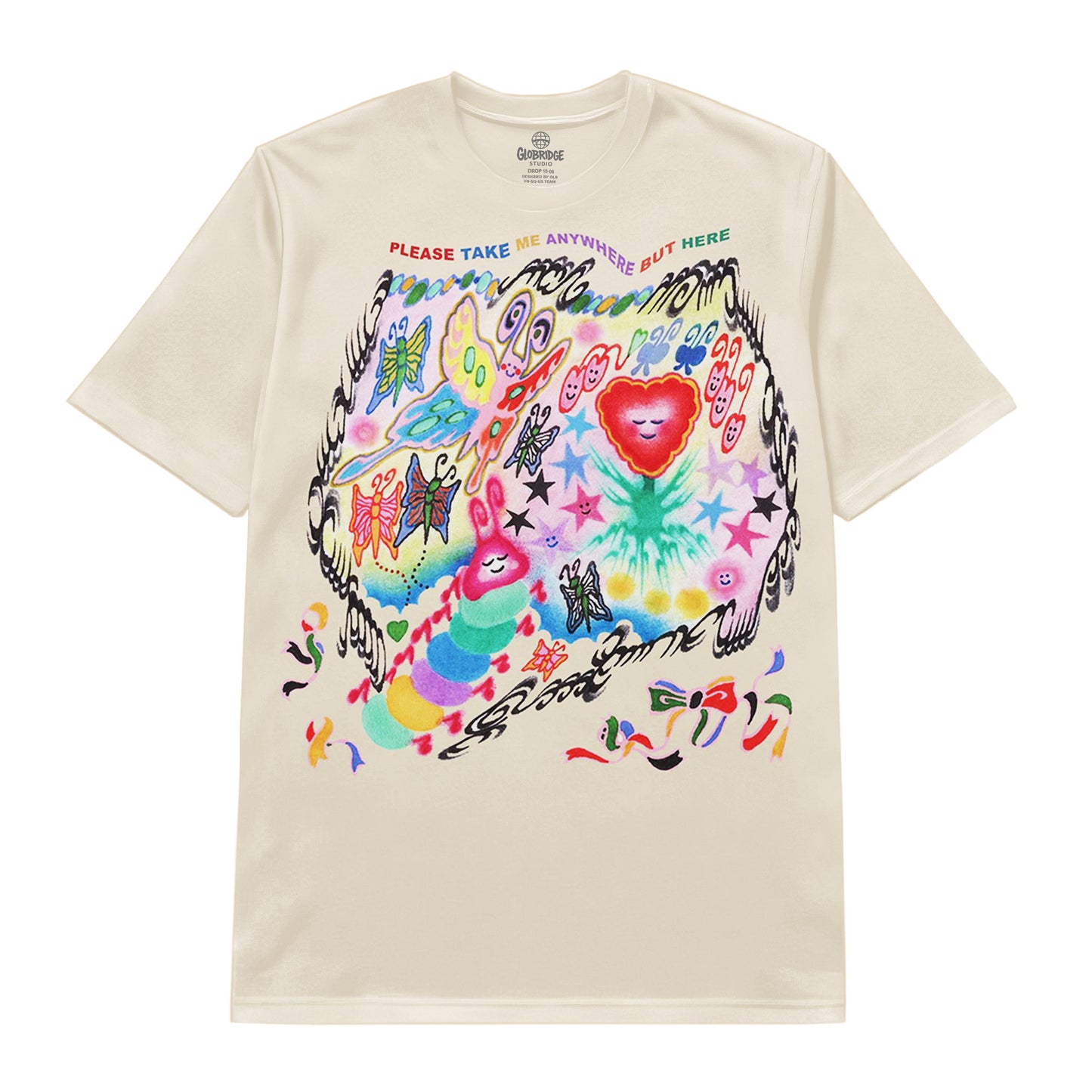 Anywhere But Here Doodle Tee