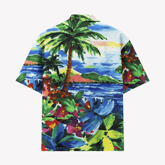 Artistic Tropical Island Hawaiian Shirt
