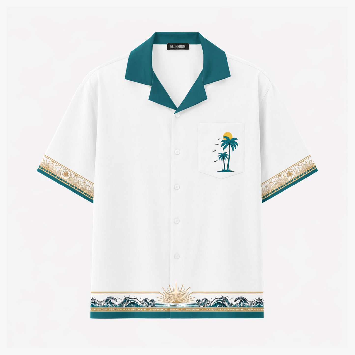 Atlantic Breeze Escape Virginia Beach Hawaiian Shirt & Shorts