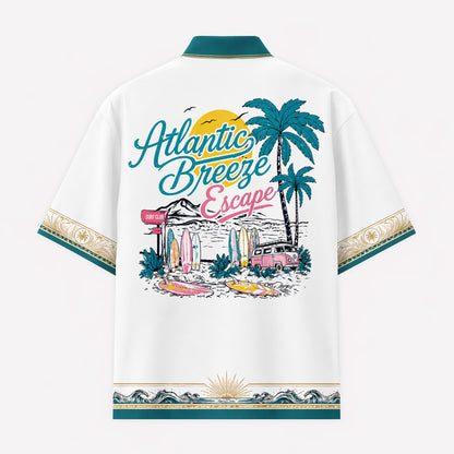 Atlantic Breeze Escape Virginia Beach Hawaiian Shirt & Shorts
