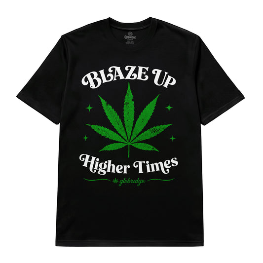 Blaze Up Higher Times Stoner 420 Tee