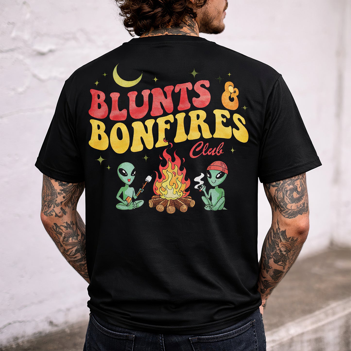Blunts & Bonfires Alien Club T-Shirt
