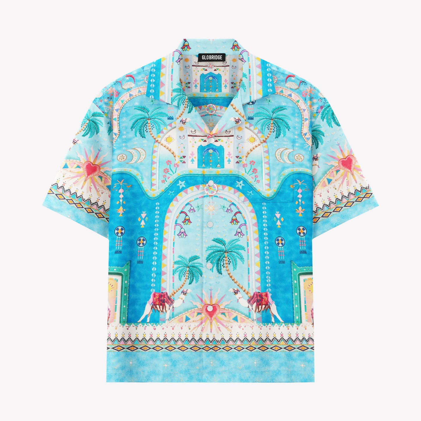 Boho Desert Hawaiian Shirt & Shorts Set