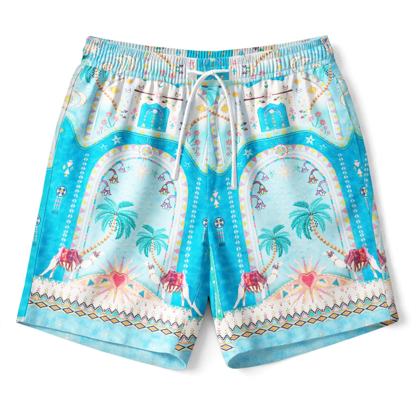 Boho Desert Hawaiian Shirt & Shorts Set