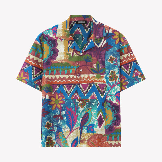 Boho Tribal Tropical Hawaiian Shirt