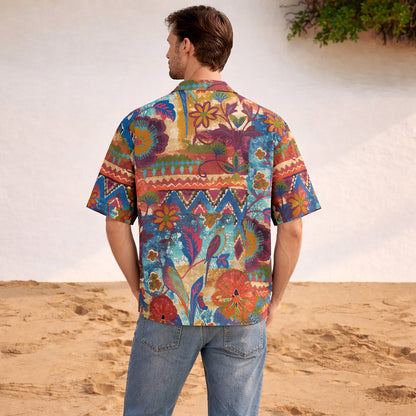 Boho Tribal Tropical Hawaiian Shirt