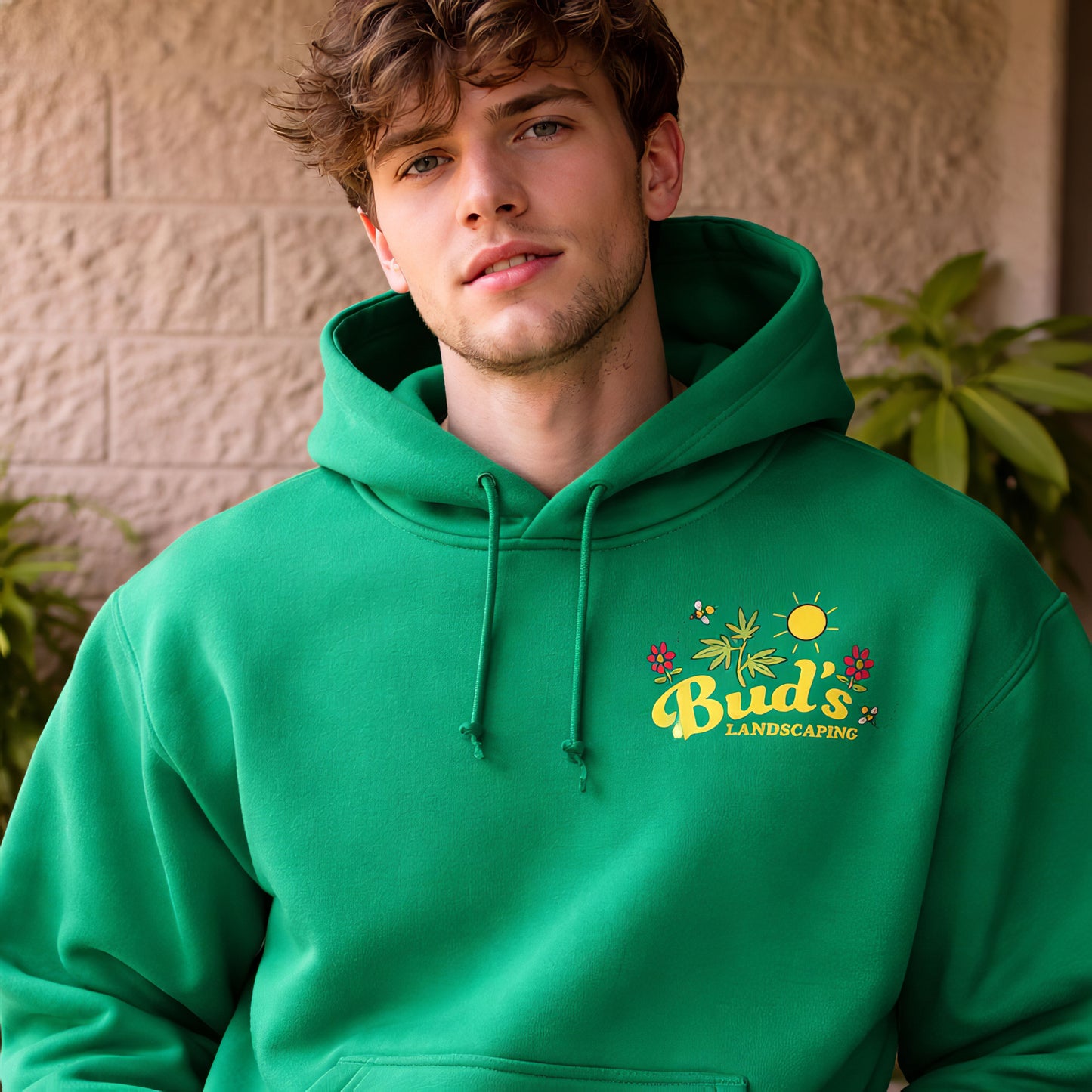 Bud’s Landscaping Cartoon Hoodie