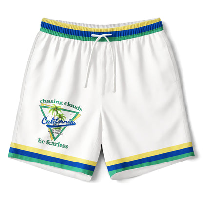 California Palm Hawaiian Shirt & Shorts Set