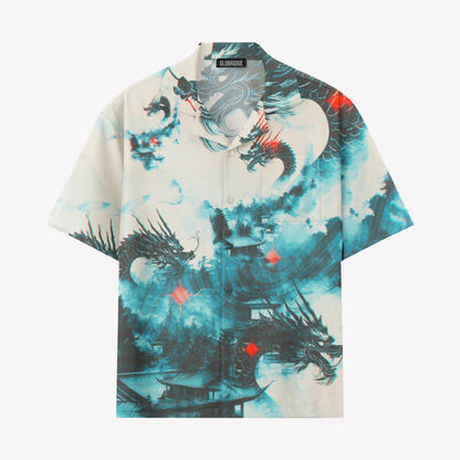 Celestial Jade Dragon Shirts & Shorts Set