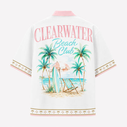 Clearwater Beach Club Hawaiian Shirt & Shorts Set