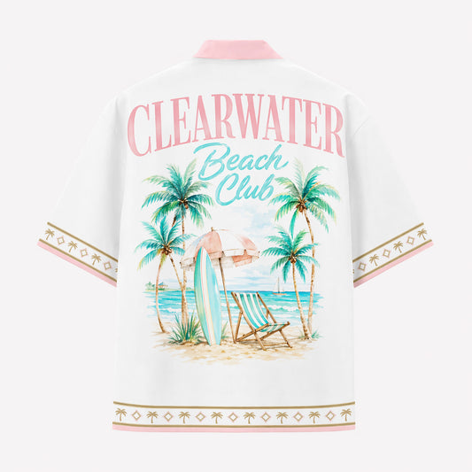 Clearwater Beach Club Hawaiian Shirt & Shorts Set