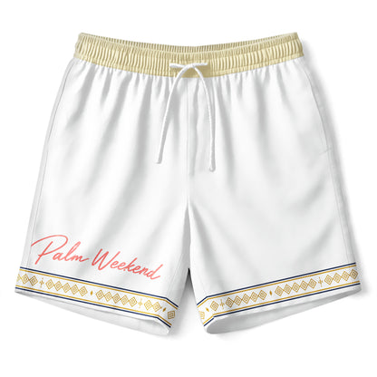 Clearwater Palm Weekend Hawaiian Shirt & Shorts Set