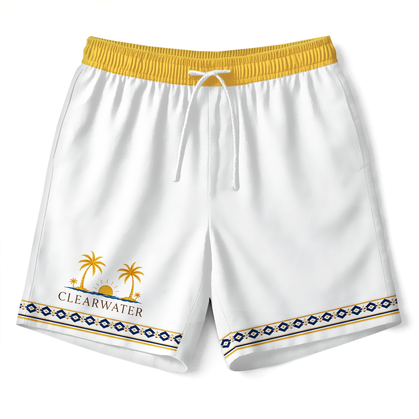 Clearwater Sunset Coast Hawaiian Shirt & Shorts Set