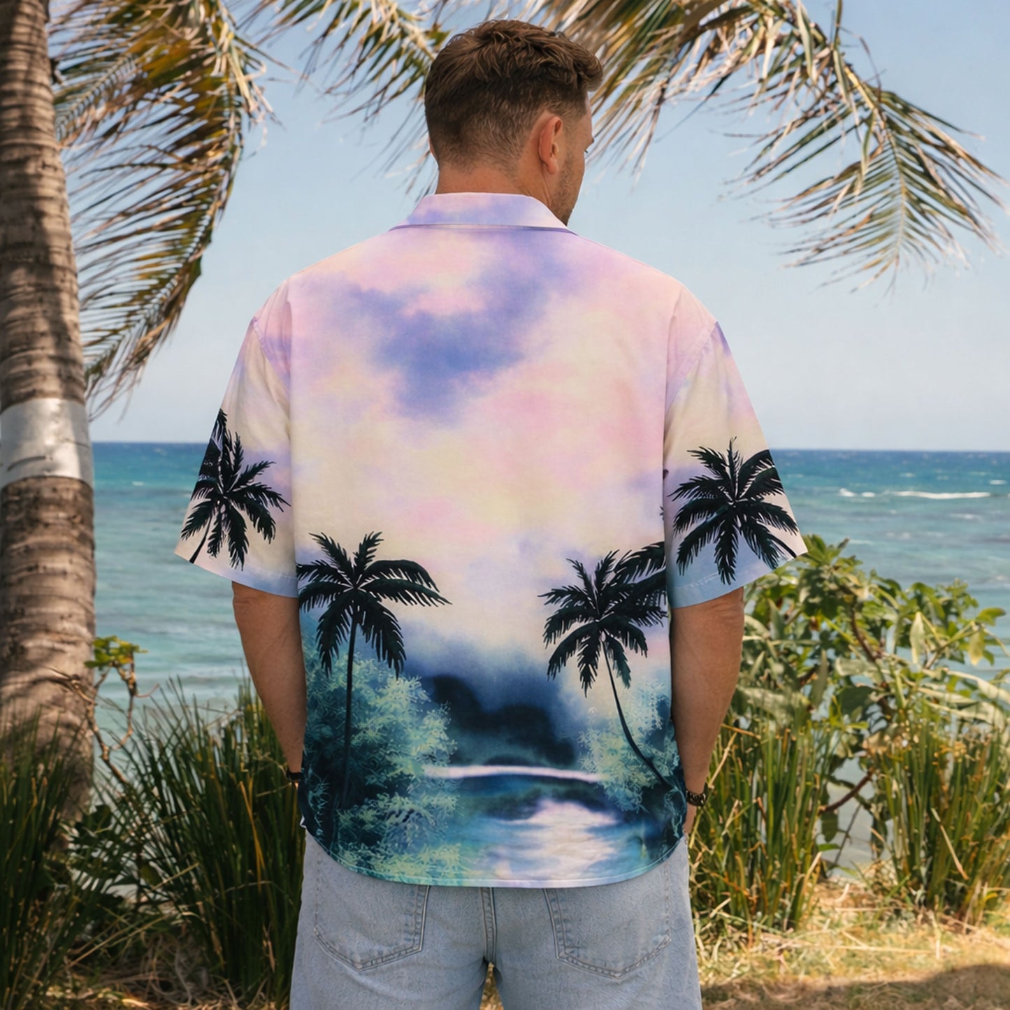 Coastal Dusk Hawaiian Shirt