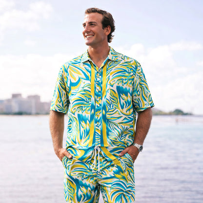 Coastal Mirage Shirt & Shorts Set