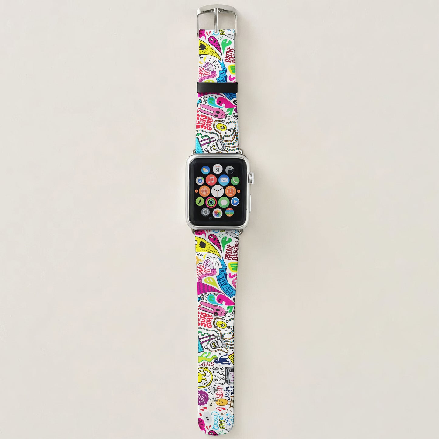 Color Pop Doodle Watch Band
