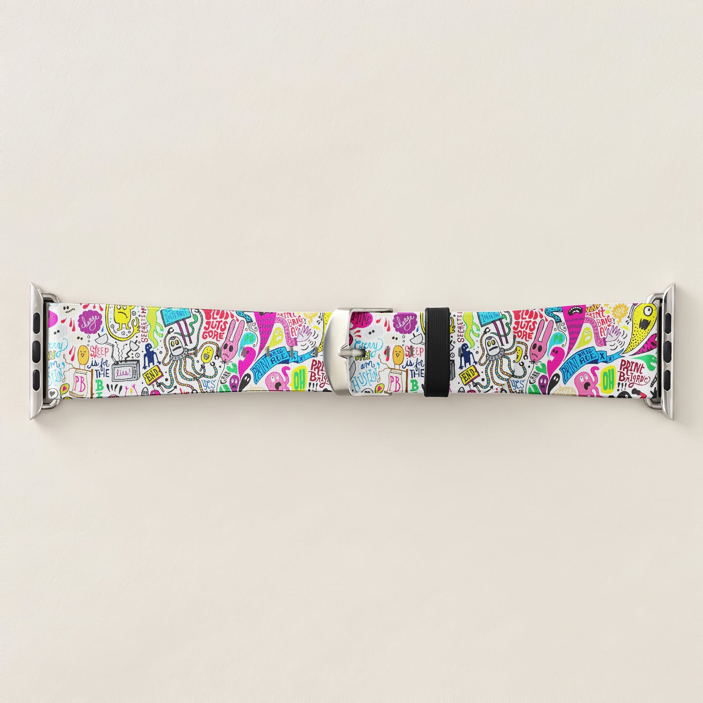 Color Pop Doodle Watch Band
