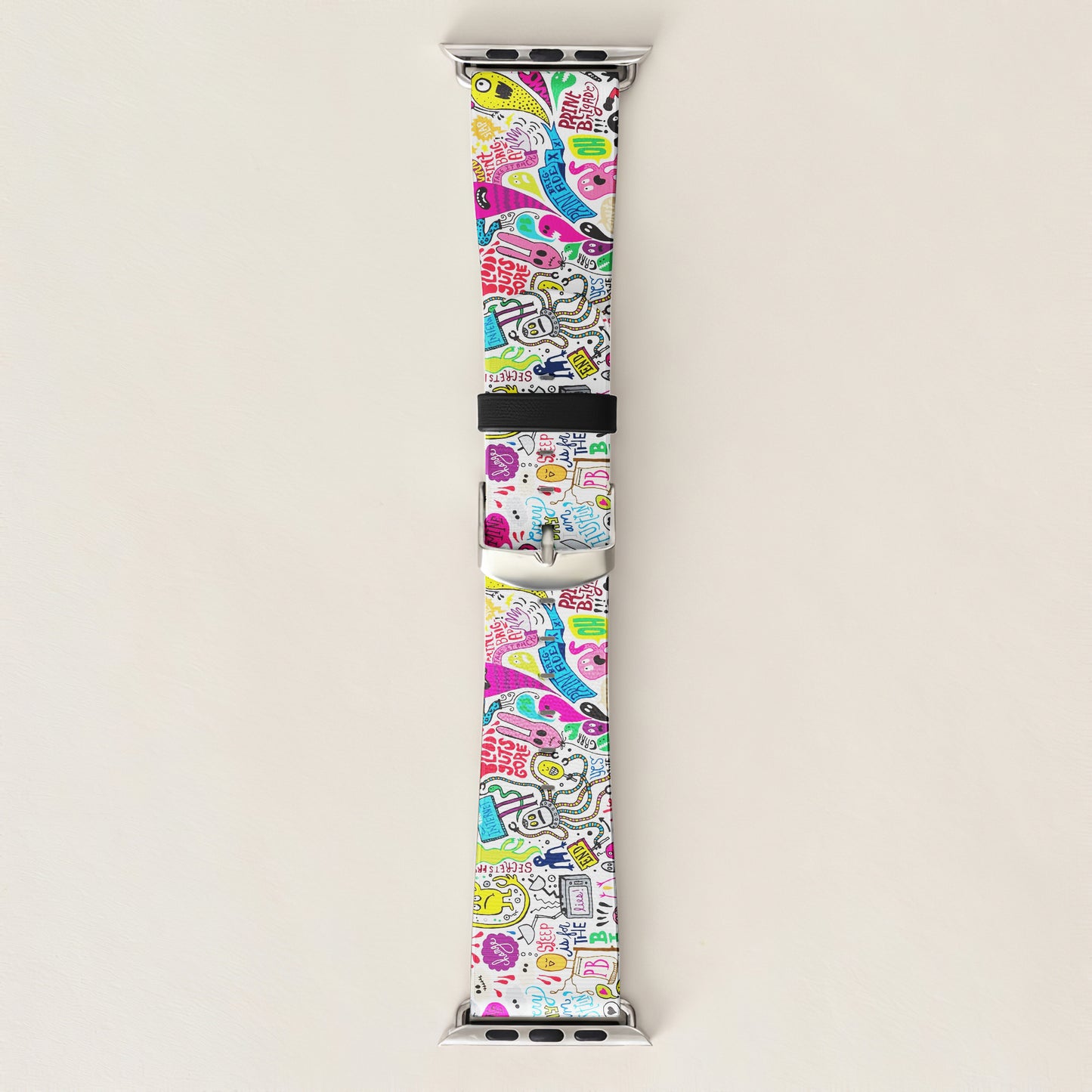 Color Pop Doodle Watch Band