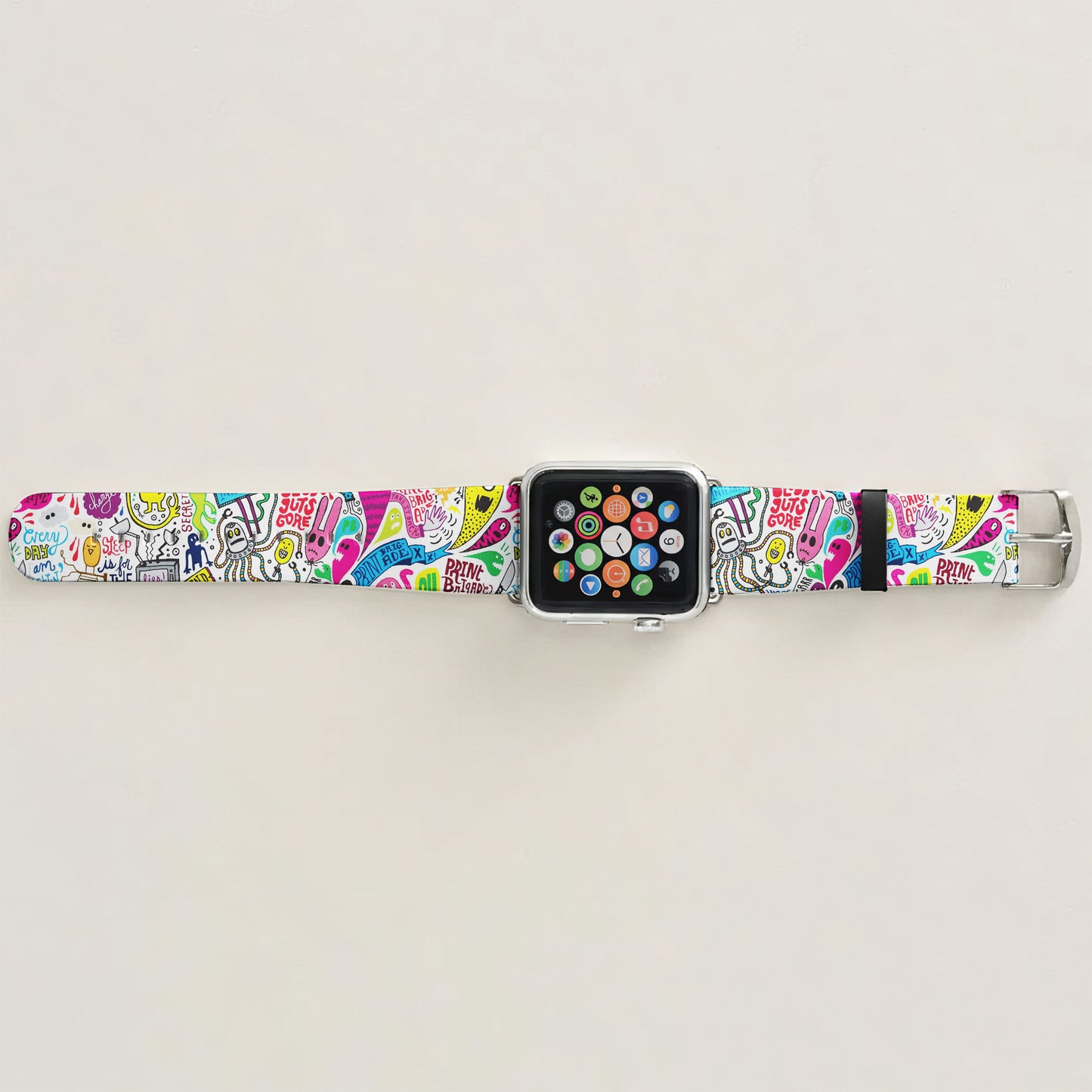 Color Pop Doodle Watch Band