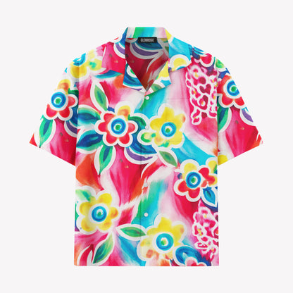 Rainbow Floral Shirt