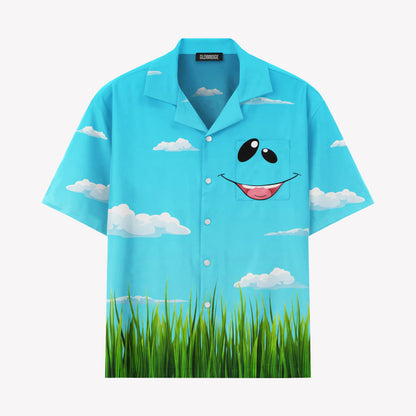 Colorful Smiley Face Summer Hawaiian Shirt