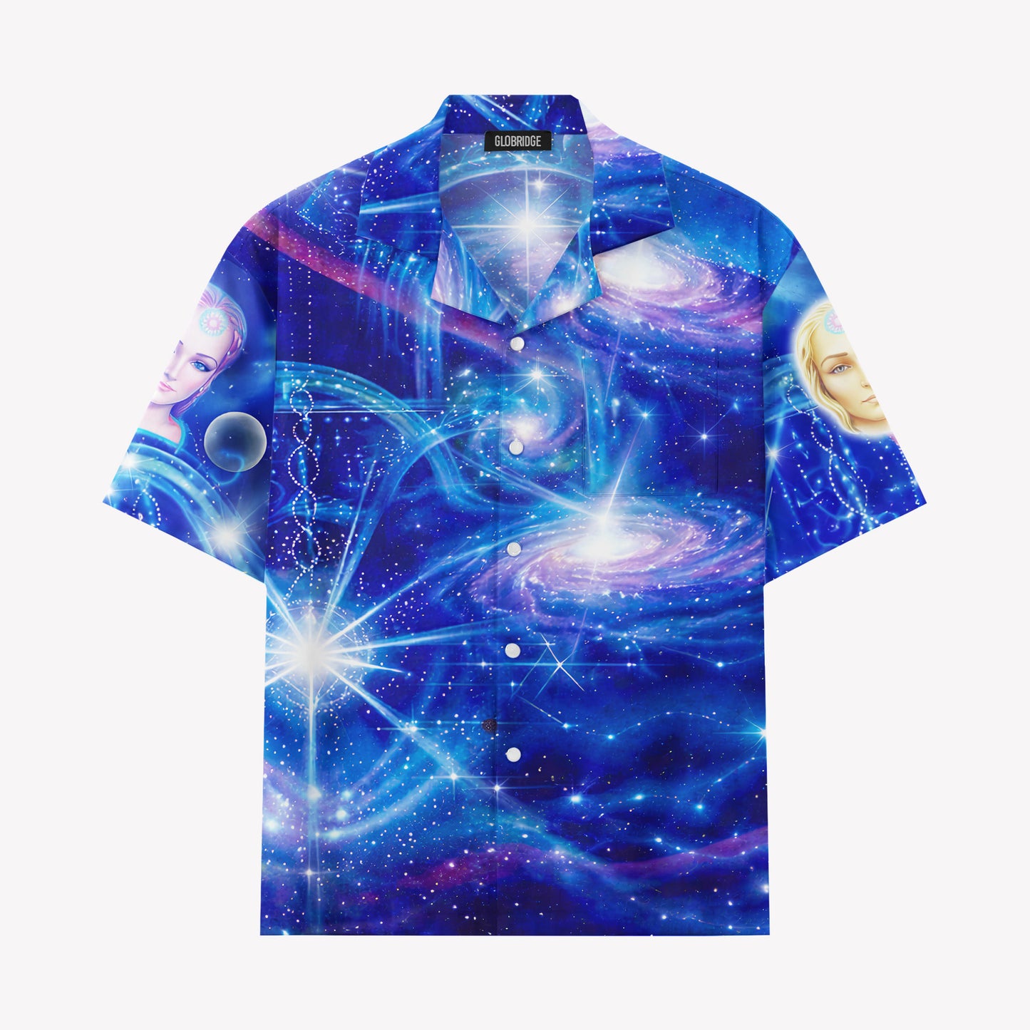 Cosmic Alien Galaxy Hawaiian Shirt