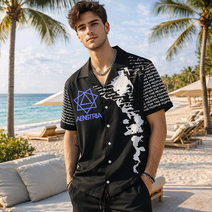 Cosmic Sacred Geometry Hawaiian Shirt