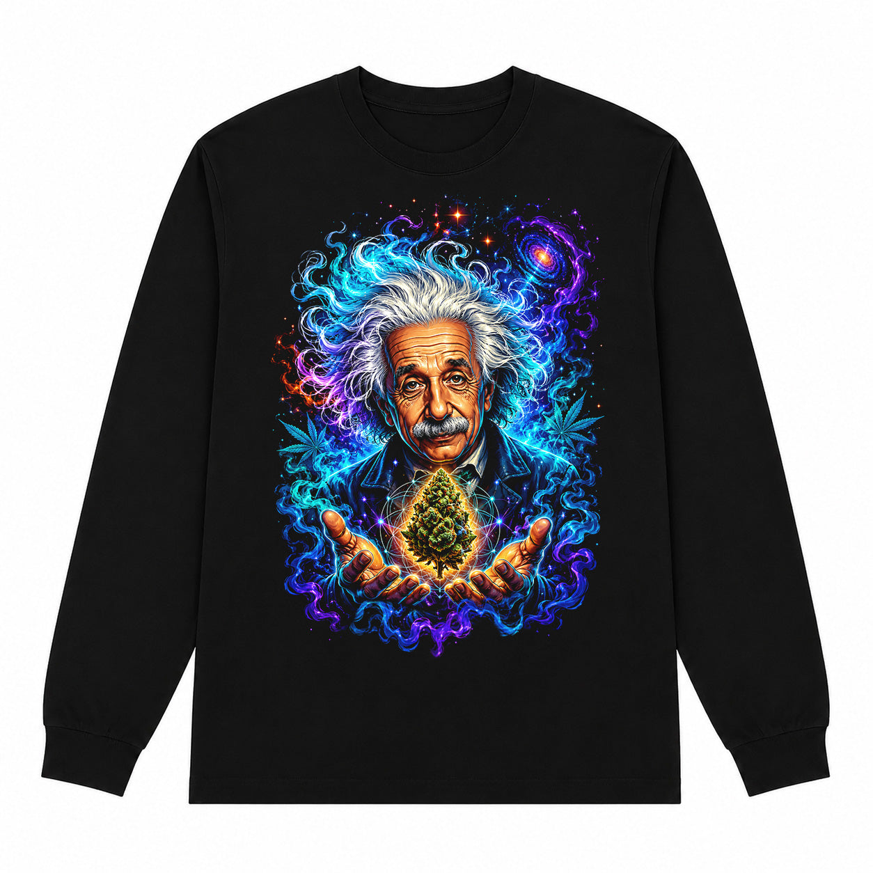Cosmic Scientist Cannabis Long Sleeve Shirt