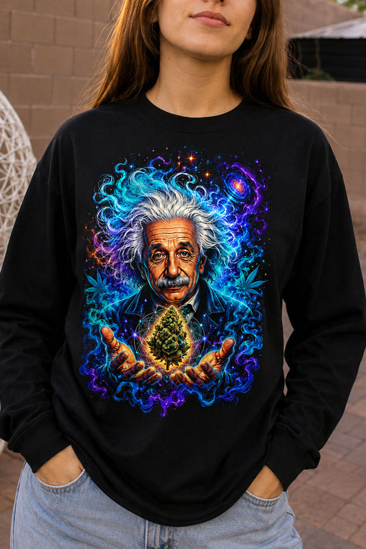 Cosmic Scientist Cannabis Long Sleeve Shirt