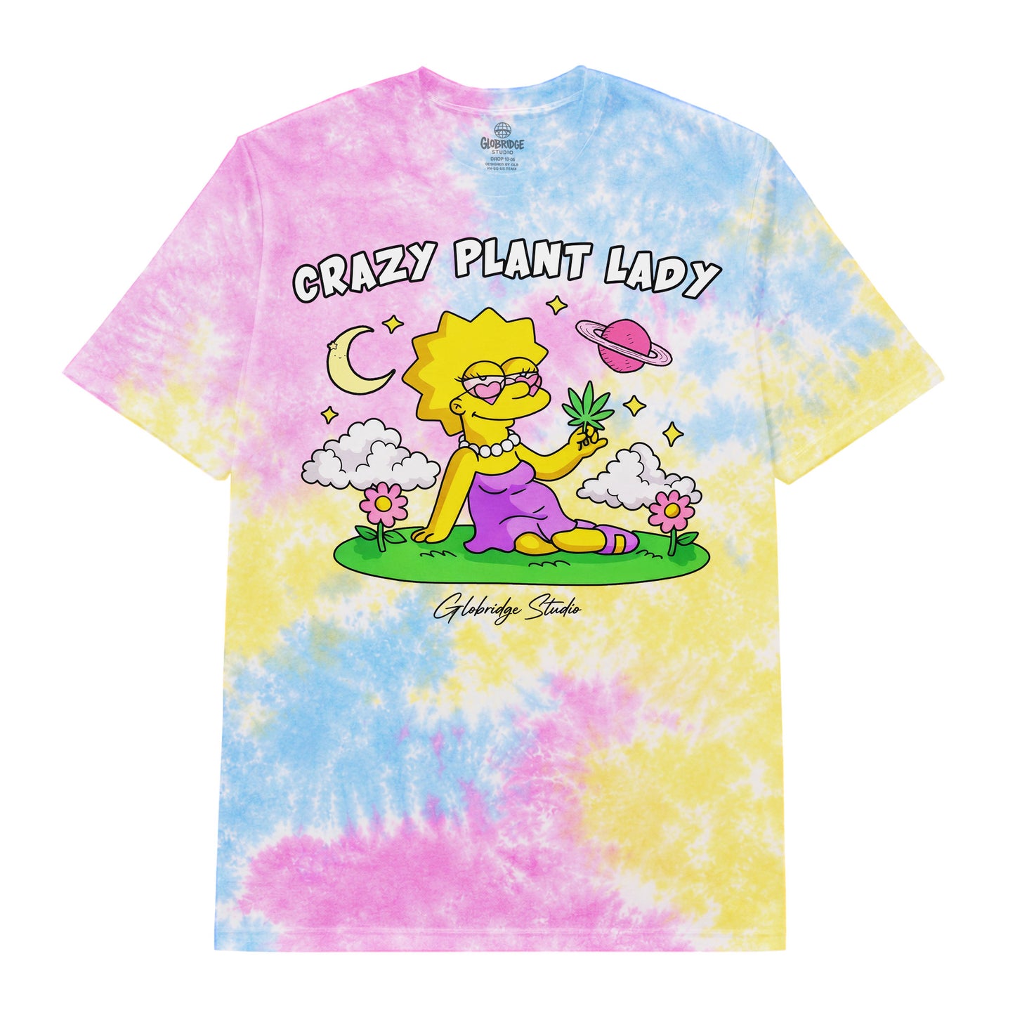 Crazy Plant Lady Tie Dye Graphic Tee
