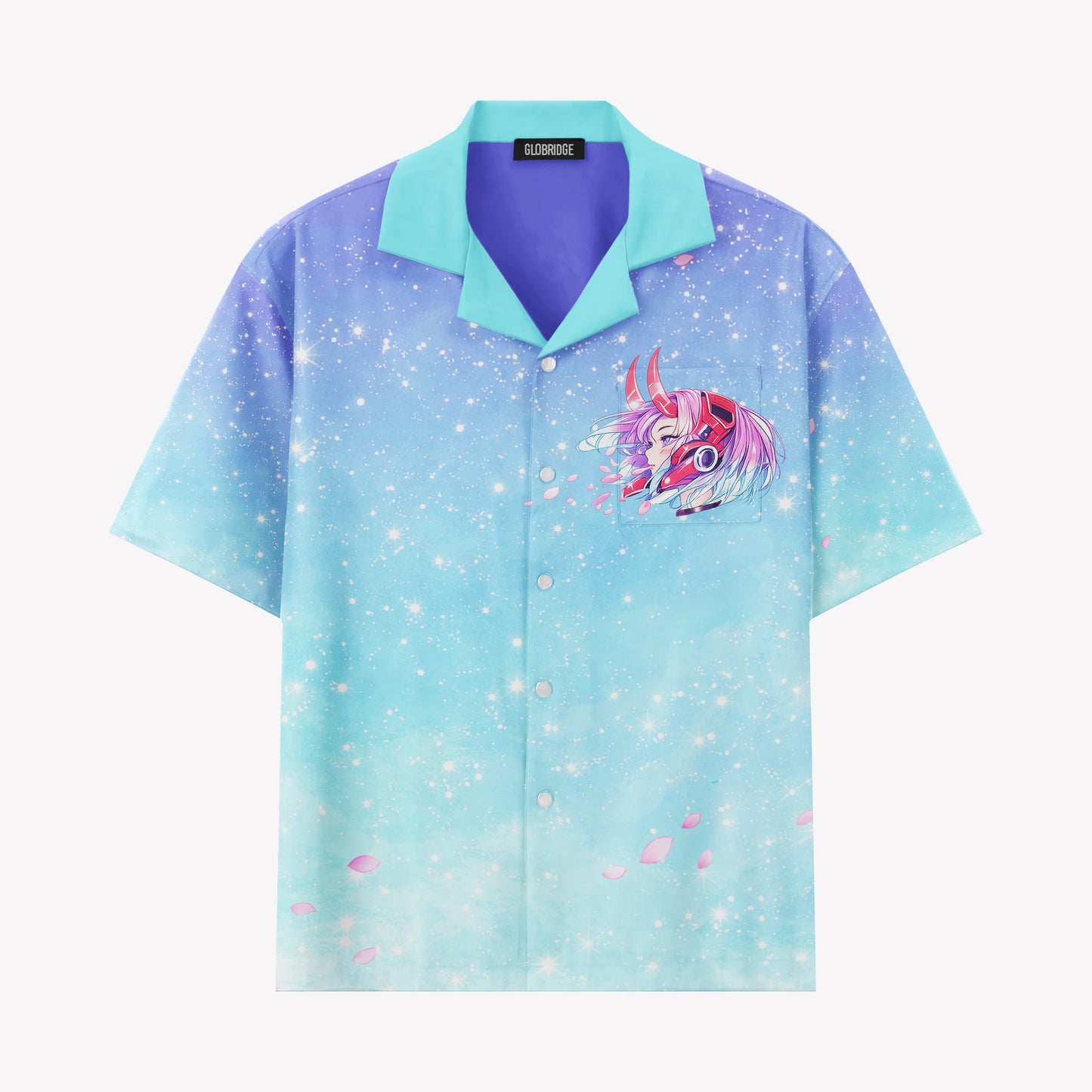 Cyber Anime Girl Hawaiian Shirt