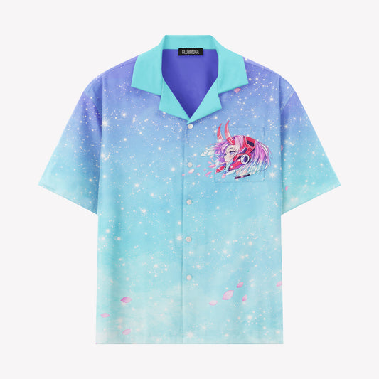 Cyber Anime Girl Hawaiian Shirt