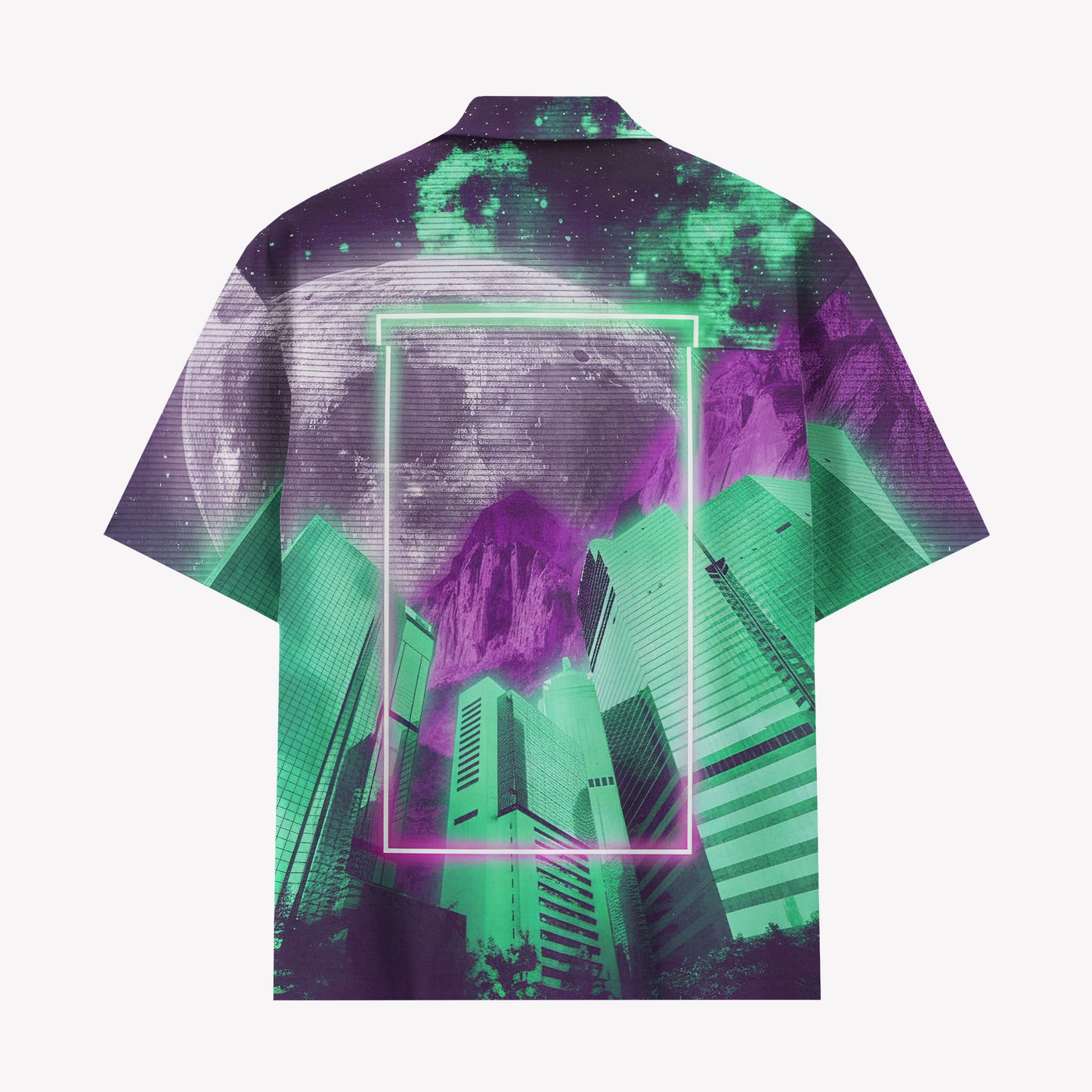 Cyberpunk Neon City Shirts & Shorts Set