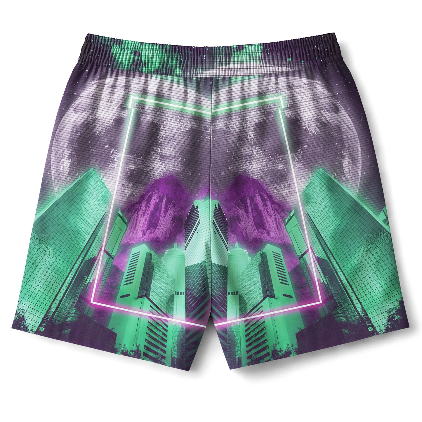 Cyberpunk Neon City Shirts & Shorts Set