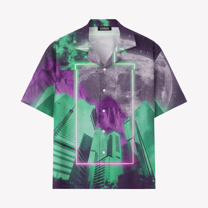 Cyberpunk Neon City Shirts & Shorts Set