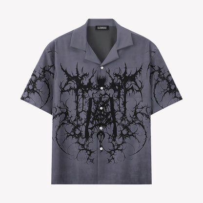 Dark Gothic Anime Angel Hawaiian Shirt
