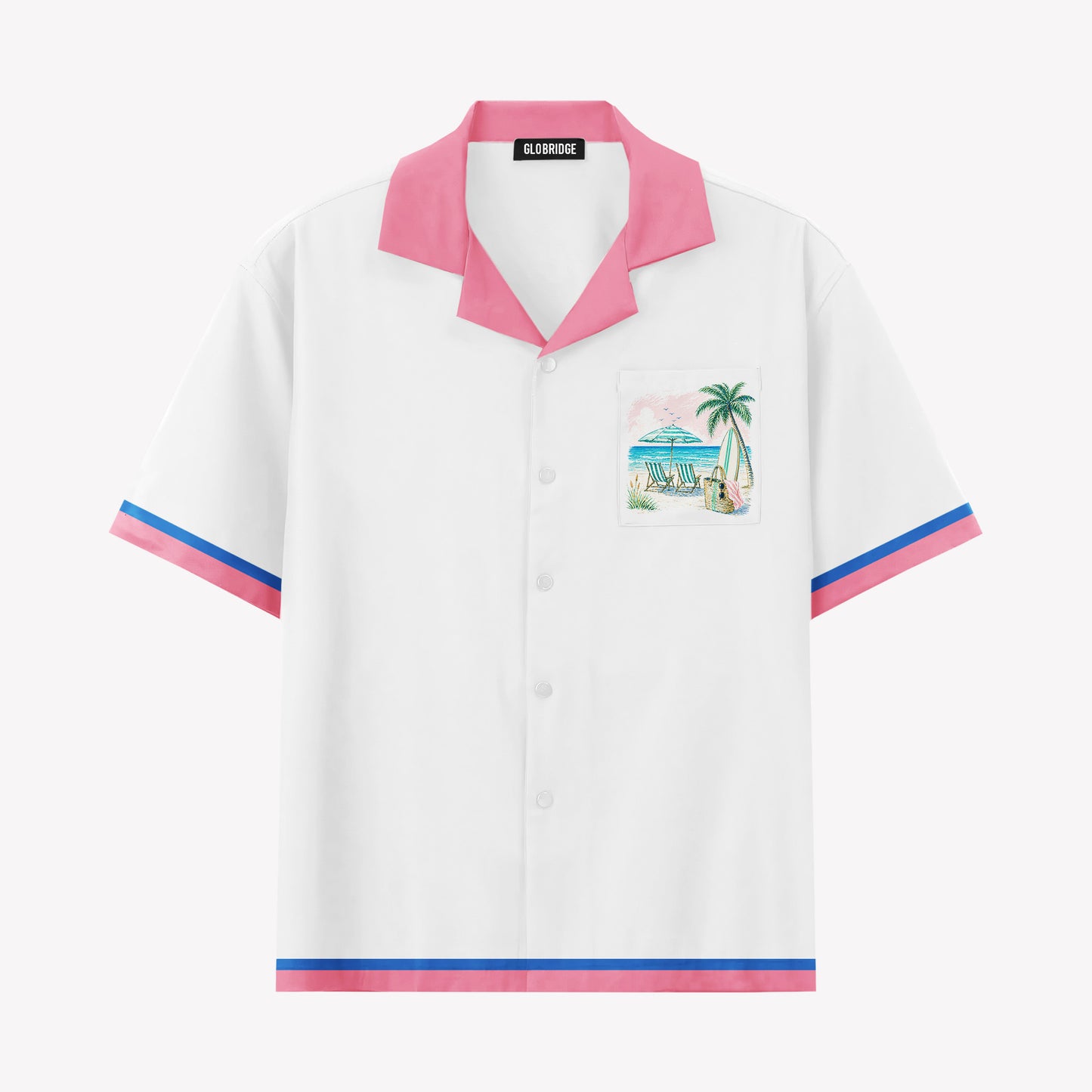 Destin Beach Days Hawaiian Shirt & Shorts Set