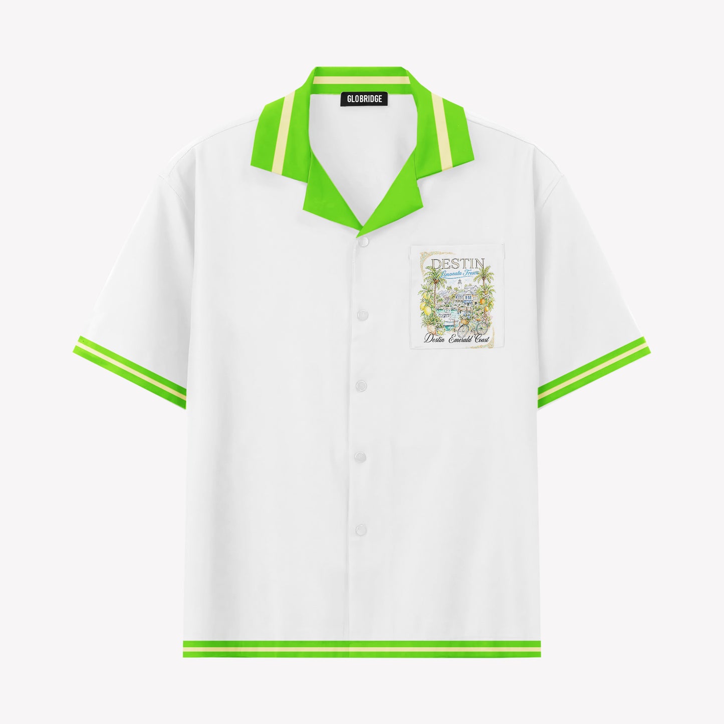 Destin Emerald Coast Hawaiian Shirt & Shorts Set