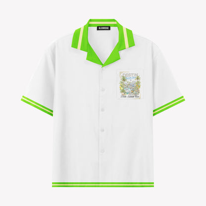 Destin Emerald Coast Hawaiian Shirt & Shorts Set