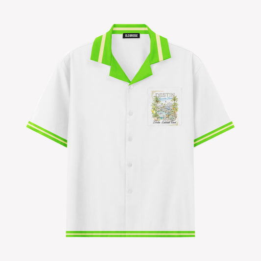 Destin Emerald Coast Hawaiian Shirt & Shorts Set