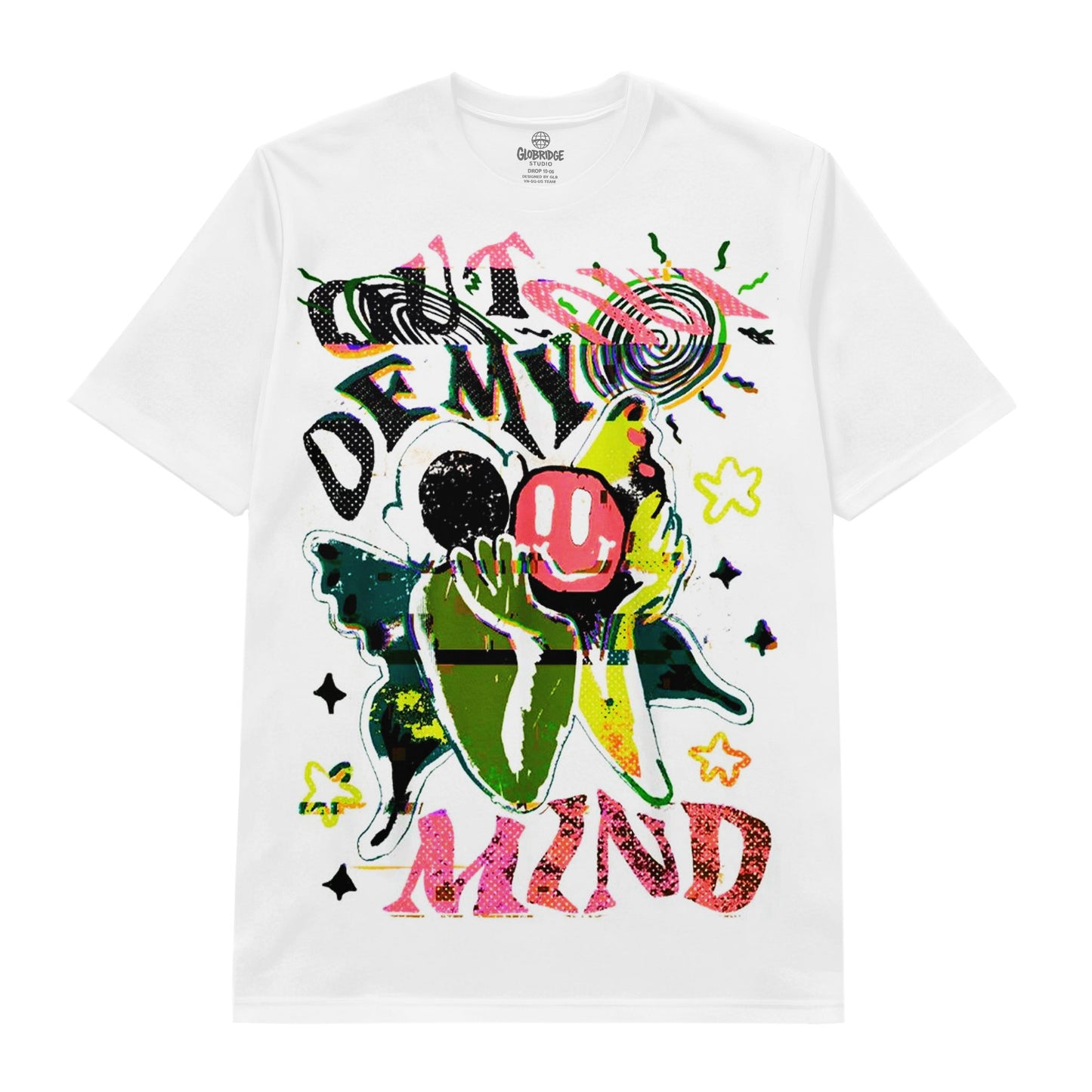 Don’t Mind Neon Emotion Art Tee
