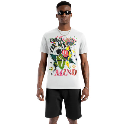 Don’t Mind Neon Emotion Art Tee