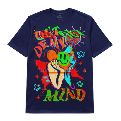 Don’t Mind Neon Emotion Art Tee